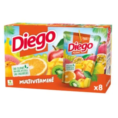 Pack Diego Multivitaminé 8*20CL